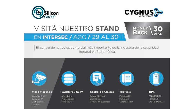 Vení a visitarnos a Intersec 2018