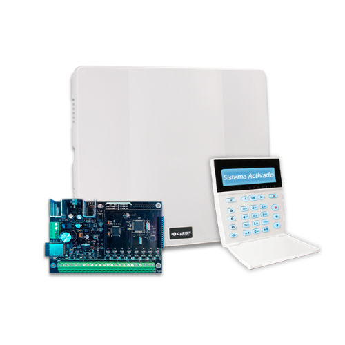 Alarma Con Wifi Embebido Y Teclado G-Lcd732, 32 Z, 4 Part, 4 Pgm + Gabinete + Transformador.