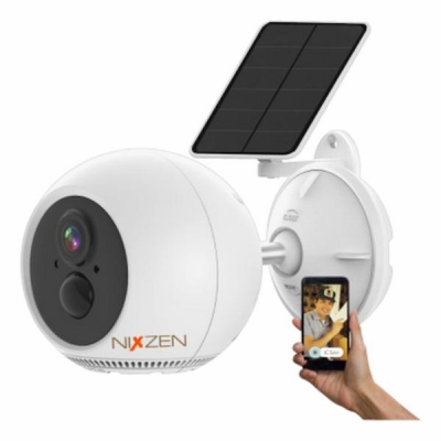 Camara Ip Wifi Solar Bateria Exterior 3mpx P2p Ir6m Slot Sd Audio App Icsee Sensor Movimiento Nixzen