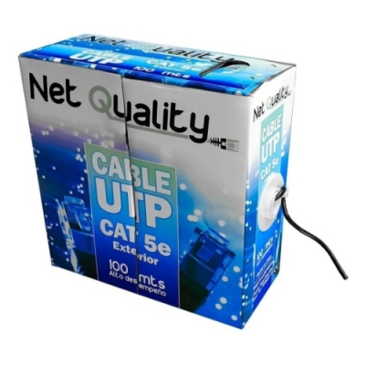 Netquality Cable Utp Apto Exterior Caja X 100mts.